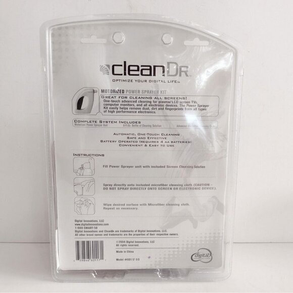 New Sealed Clean Dr Motorized Power Spray Kit 6011700 Cleans TV/Computer - Picture 2 of 4